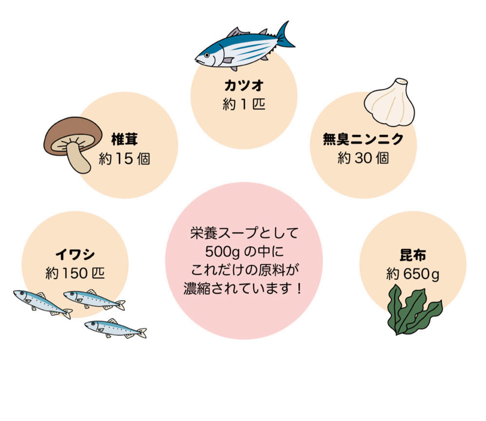自然の恵味だし~無添加プレミアム「お魚を丸ごと食べるペプチド&栄養スープ」